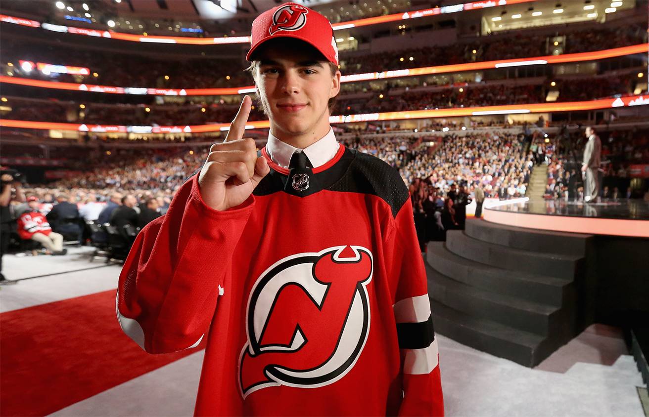 New Jersey Devils sign top overall pick Nico Hischier to entry-level deal 
