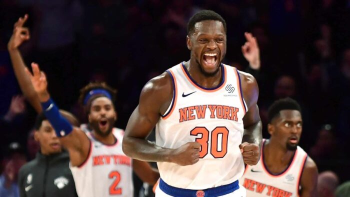 Julius Randle Happy After the Knicks Win