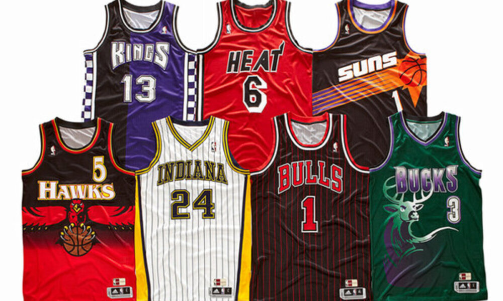 Overgang binden kapperszaak The Coolest NBA Jerseys of the 80's To Now - Back Sports Page