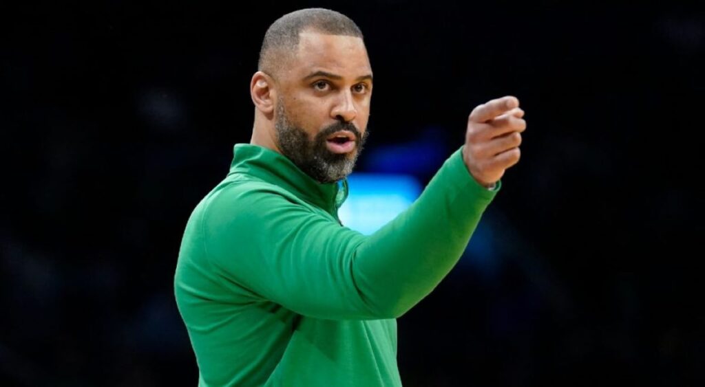 Ime Udoka Coaching The Boston Celtics