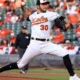 Grayson Rodriguez pitches at home for the Baltimore Orioles.