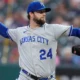 Jordan Lyles pitches on the road for the Kansas City Royals.