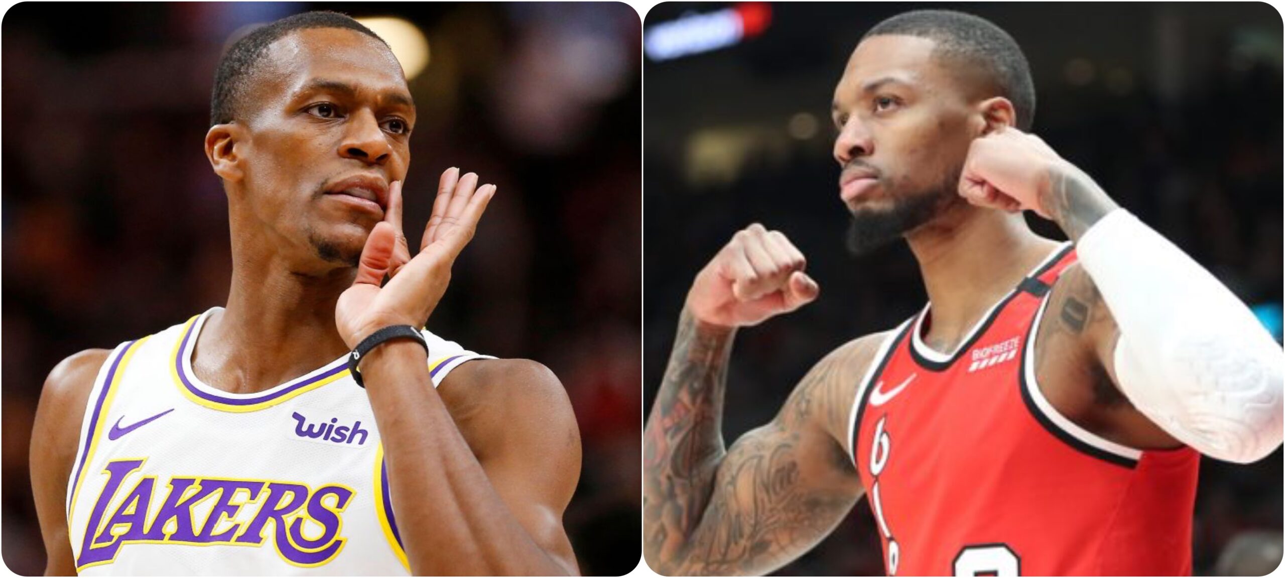 Without Rondo, Can the Lakers Stop Damian Lillard? - Back Sports Page