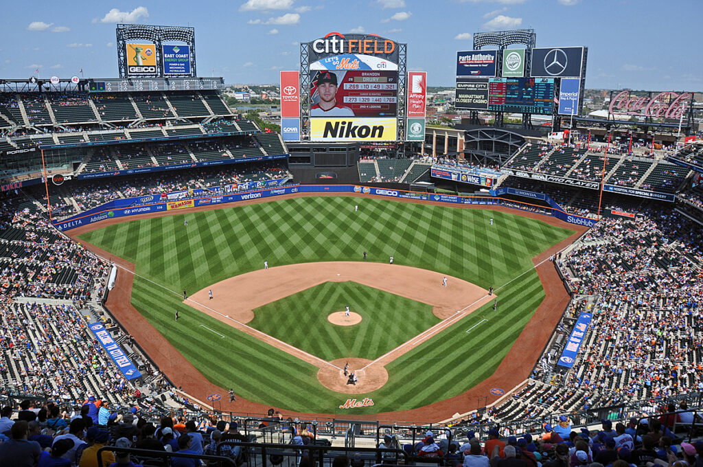 Citi Field Packed By Fans Back Sports Page