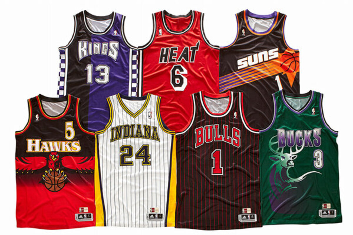 The Coolest NBA Jerseys of 80's To Now - Back Sports Page