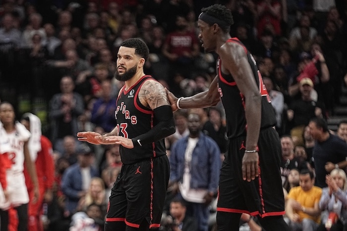 Toronto Raptors guard Fred VanVleet