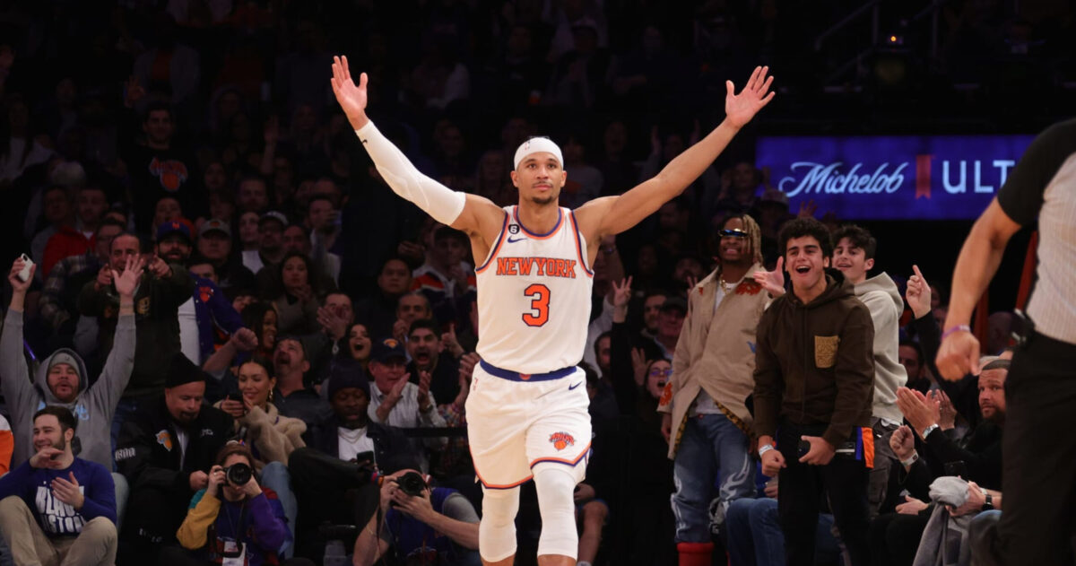 Josh Hart is loving life with the New York Knicks