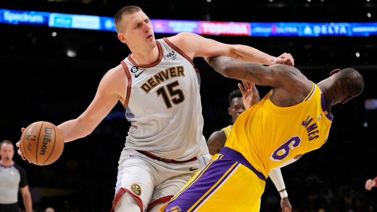 Nikola Jokic and LeBron James