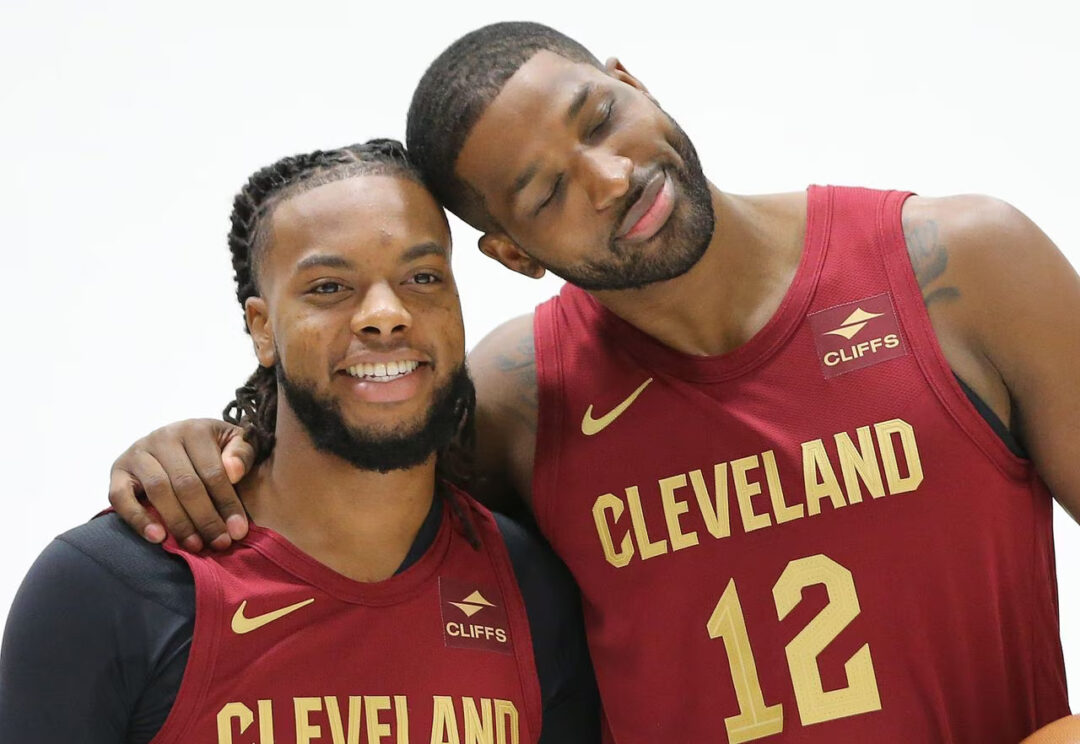 Darius Garland and Tristan Thompson