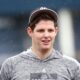 Jordan Montgomery walks around before a game with the New York Yankees.