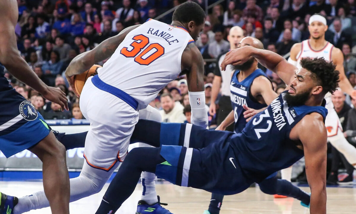 Karl-Anthony Towns and Julius Randle