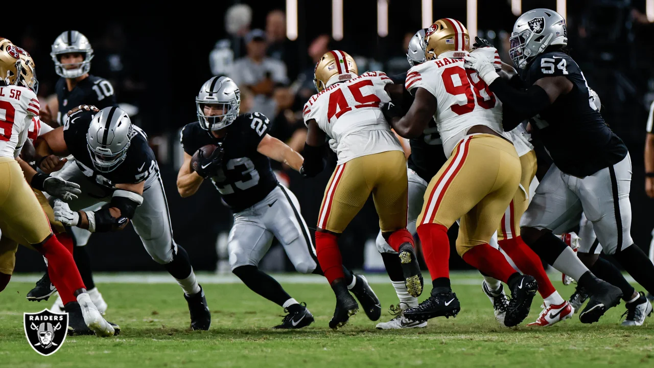 The Las Vegas Raiders and the San Francisco 49ers look to have more fun on Saturday.