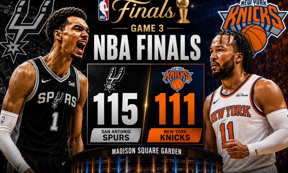 Spurs Find Their Identity, Silence Madison Square Garden in Critical Game 3 Victory - Back Sports Page