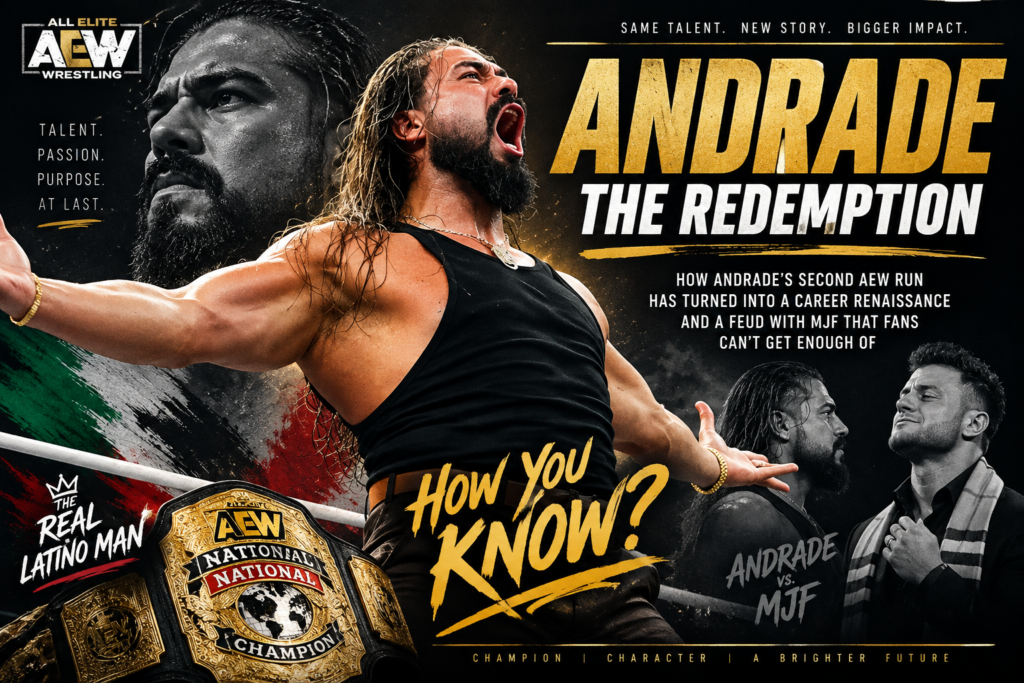Andrade Finally Knows Who He Is