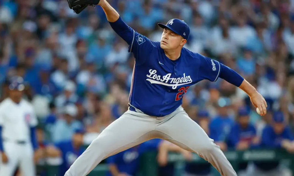 Tarik Skubal makes his debut for the Los Angeles Dodgers on the road against the Chicago Cubs.